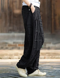 Linen and Ramie Harem Pants – Bohemian Style, Loose Summer Cut