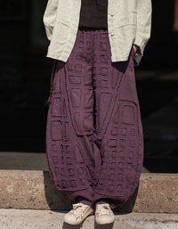 Linen and Ramie Harem Pants – Bohemian Style, Loose Summer Cut