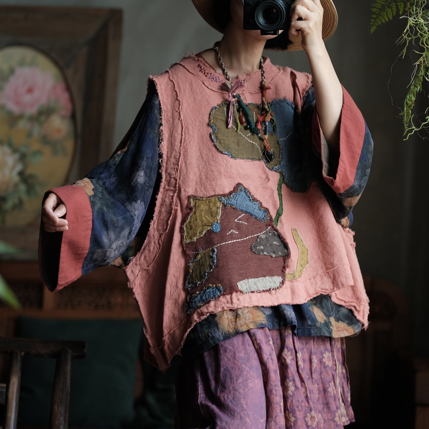 Hana Artisan Patchwork Vest 1